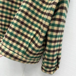 Miu Miu Women Gingham Check And Technical Fabric Jacket ML1268175X