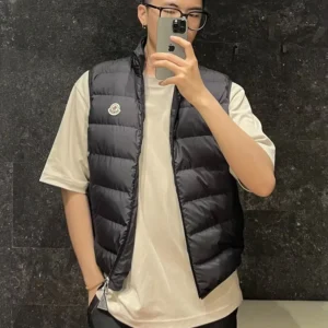 Moncler Men Rocoque Down Gilet-Black K20911A00003597YF999