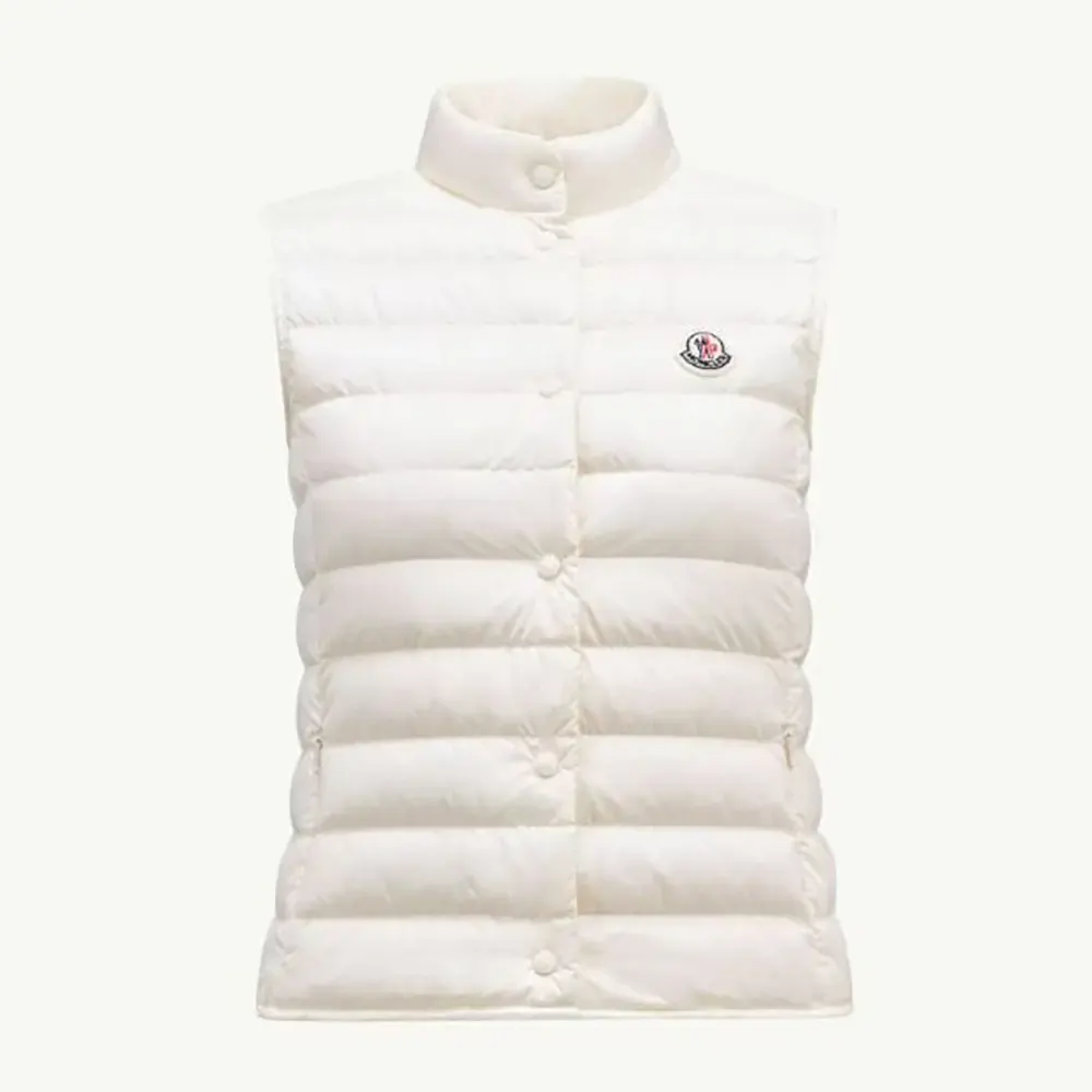 Moncler Women Liane Verstaubare Daunenweste-White J10931A