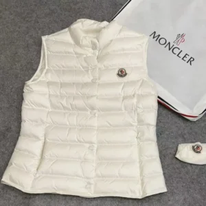 Moncler Women Liane Verstaubare Daunenweste-White J10931A