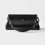 Prada Women Enchaîné Medium Leather Bag-Black 1BC2622HIA