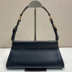 Prada Women Enchaîné Medium Leather Bag-Black 1BC2622HIA
