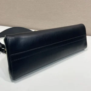 Prada Women Enchaîné Medium Leather Bag-Black 1BC2622HIA