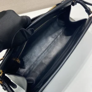 Prada Women Enchaîné Medium Leather Bag-Black 1BC2622HIA