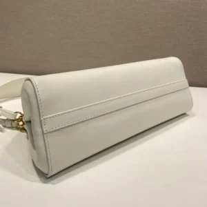 Prada Women Enchaîné Medium Leather Bag-White 1BC2622HIA