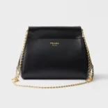 Prada Women Enchaîné Mini Leather Bag-Black 1BC2632HIA