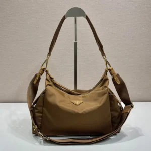 Prada Women Explore Large Re-Nylon Shoulder Bag With Flap 1BD391