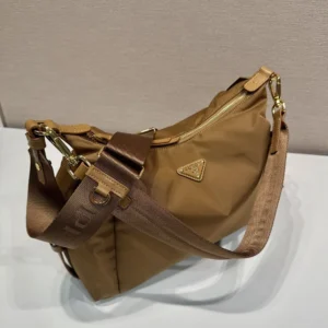 Prada Women Explore Large Re-Nylon Shoulder Bag With Flap 1BD391