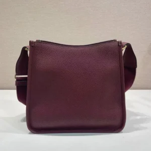 Prada Women Medium Leather Bag-Burgundy 1BC0732DKV