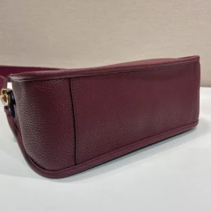 Prada Women Medium Leather Bag-Burgundy 1BC0732DKV