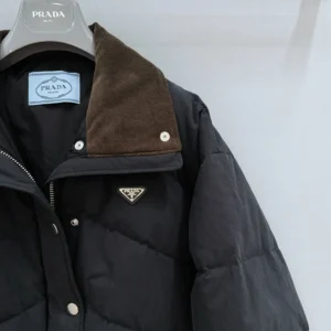 Prada Women Medium-Weight Compact Poplin Down Jacket 29229517IB