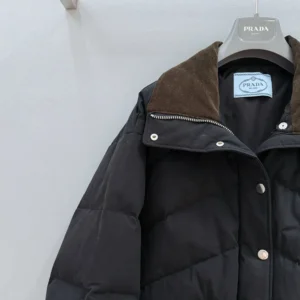 Prada Women Medium-Weight Compact Poplin Down Jacket 29229517IB