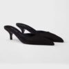 Prada Women Mules De Satén-Black 1I975N049F0002
