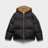Prada Women Re-Nylon Down Jacket-Black 29B4081WQ8