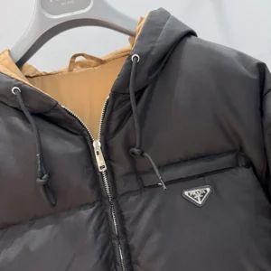 Prada Women Re-Nylon Down Jacket-Black 29B4081WQ8