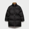 Prada Women Re-Nylon Down Jacket-Black 29D4081WQ8