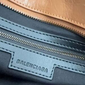 Balenciaga Women Le City Small Bag Metallized in Brown