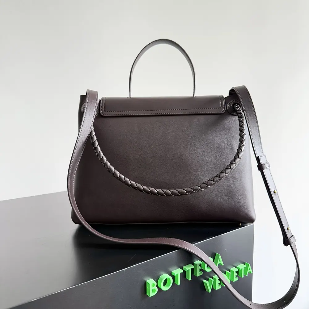 Bottega Veneta Women Medium Ciao Ciao-Chocolate 817231V 3 Bottega Veneta Women Medium Ciao Ciao-Chocolate 817231V