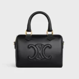 Celine Women Small Boston in Smooth Calfskin-Black 113773DU3