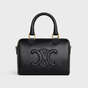 Celine Women Small Boston in Smooth Calfskin-Black 113773DU3