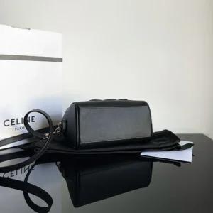 Celine Women Small Boston in Smooth Calfskin-Black 113773DU3