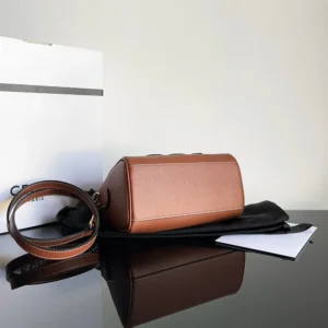 Celine Women Small Boston in Smooth Calfskin-Brown 113773DU3