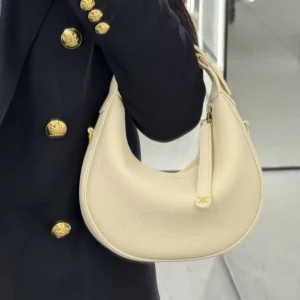 Celine Women Teen Celine Llulu in Grained Calfskin-Beige