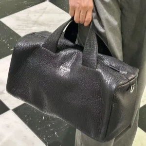 Prada Unisex Nappa Leather Duffle Bag-Black 2VC045