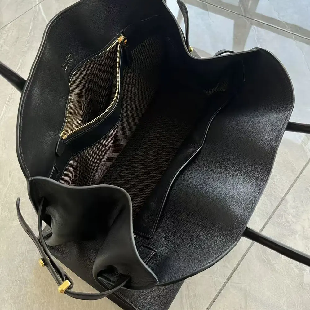 Prada Women Large Leather Tote Bag-Black 1BG571 5 Prada Women Large Leather Tote Bag-Black 1BG571