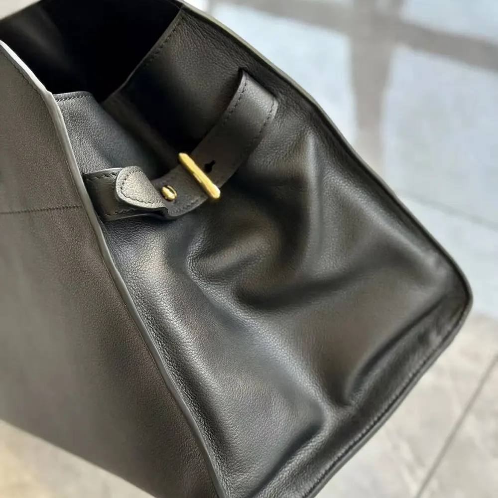 Prada Women Large Leather Tote Bag-Black 1BG571 7 Prada Women Large Leather Tote Bag-Black 1BG571