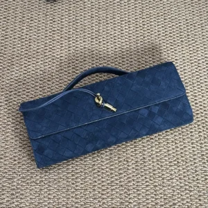 Bottega Veneta Women Andiamo Clutch-Navy 741511V60F14033