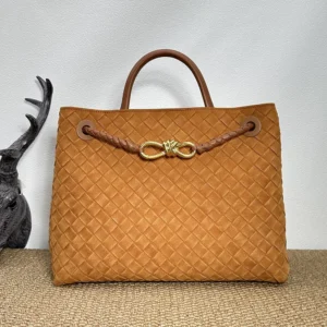 Bottega Veneta Women Large Andiamo-Brown 766019V1QE62598
