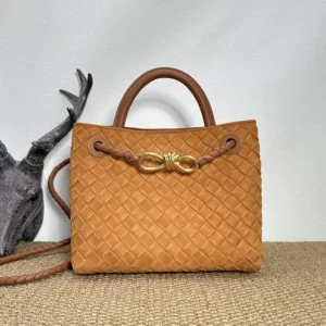 Bottega Veneta Women Small Andiamo-Brown 766014V1QE62598