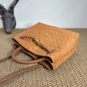 Bottega Veneta Women Small Andiamo-Brown 766014V1QE62598
