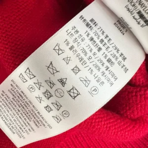 Burberry Women Cross Stitch EKD Wool Cashmere Sweater-Red 81185951