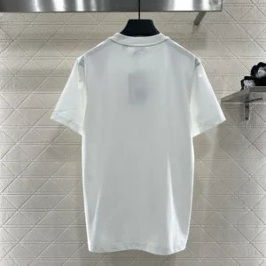 Burberry Women EKD Check Cotton T-shirt-White 81161611