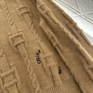 Celine Men Crewneck Sweater In Chains Cashmere RY0MF0Y51