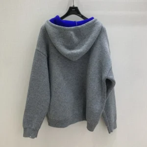 Celine Men Hooded Sweater in Cashmere RY0QZ0X73