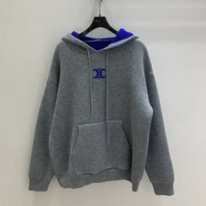 Celine Men Hooded Sweater in Cashmere RY0QZ0X73