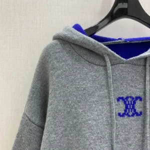 Celine Men Hooded Sweater in Cashmere RY0QZ0X73