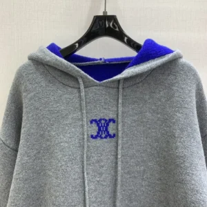 Celine Men Hooded Sweater in Cashmere RY0QZ0X73
