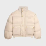 Celine Men Puffer Jacket In Light Nylon-Beige RV0VN0T69