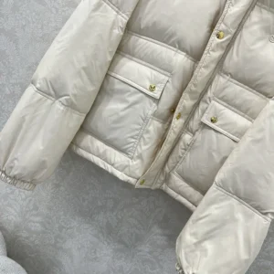 Celine Men Puffer Jacket In Light Nylon-Beige RV0VN0T69