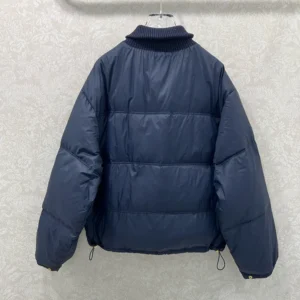 Celine Men Puffer Jacket In Light Nylon-Navy RV0VN0T69