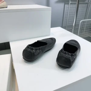 Celine Unisex Adam-Slip-On Loafer In Goatskin-Black 365165275C