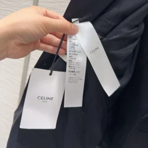 Celine Women Colonne Blazer in Wool Gabardine RV15H650D