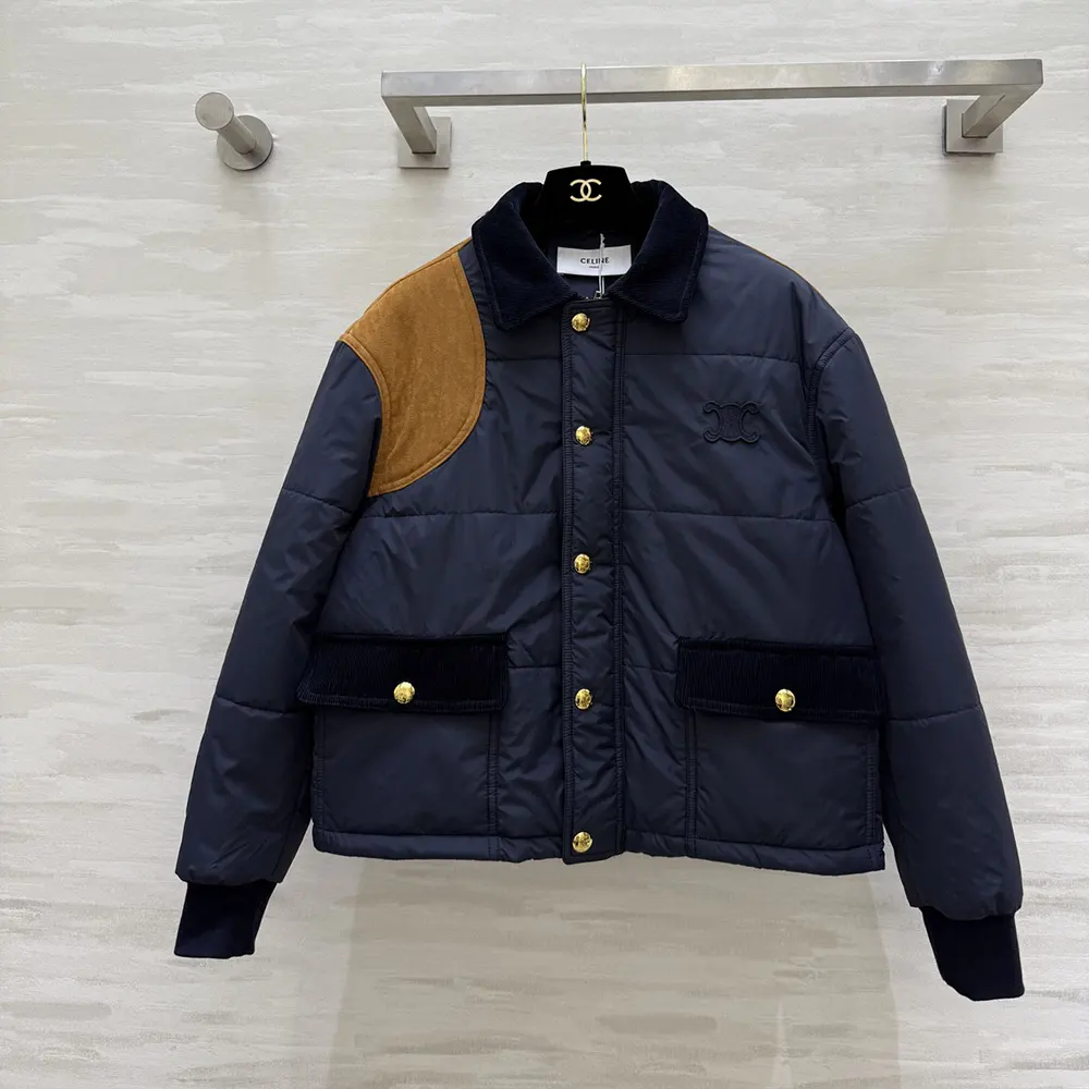 Celine Women Triomphe Jacket in Nylon RV0OT708N