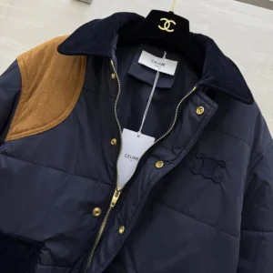 Celine Women Triomphe Jacket in Nylon RV0OT708N