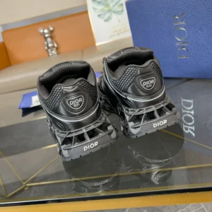 Dior Men B35 NXXT Sneaker Black Technical Fabric and Black Technical Mesh