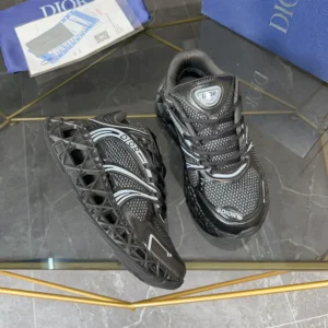 Dior Men B35 NXXT Sneaker Black Technical Fabric and Black Technical Mesh